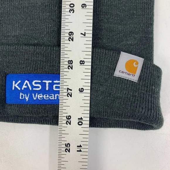Carhartt Knit Cuffed Kasten Embroidered Front Cotton Beanie One Size NWT - Picture 13 of 14